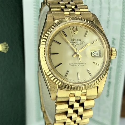 rolex datejust 1601 18k gold|rolex datejust 1601 vintage.